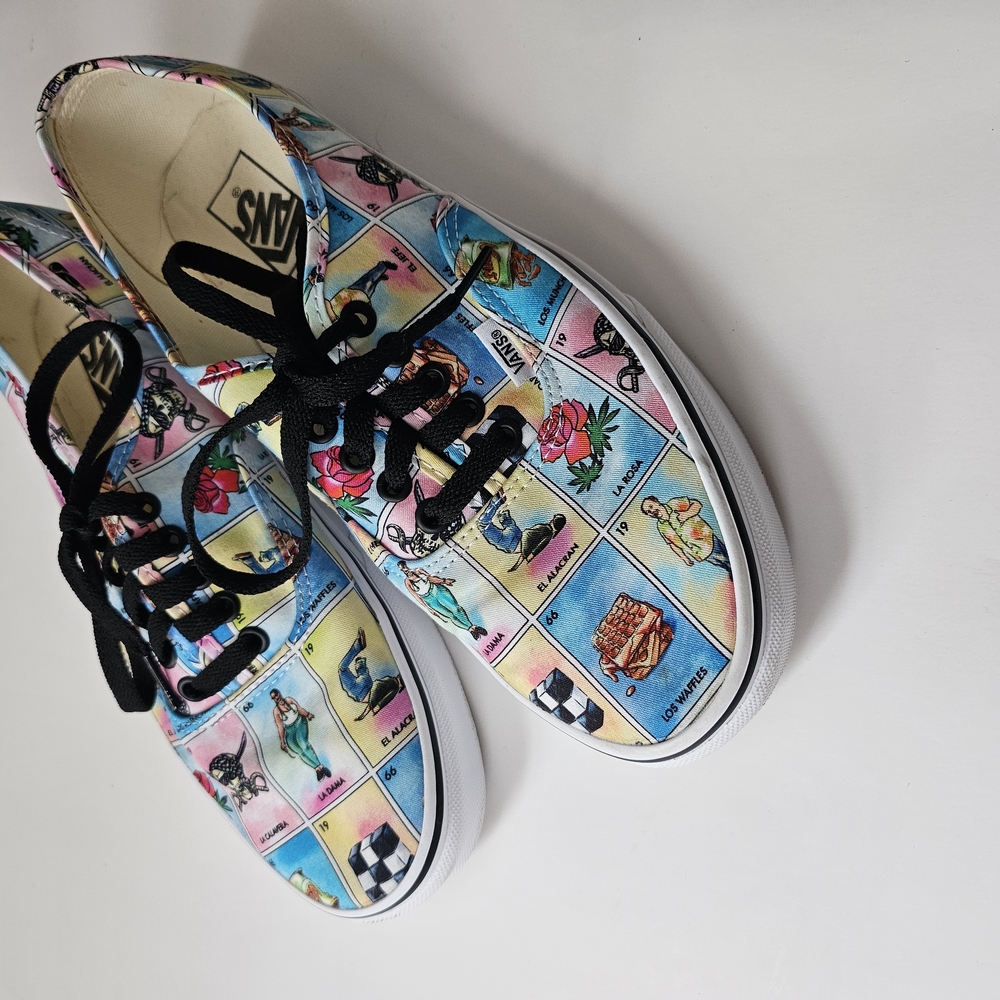 Vans Colorful Graphic Sneakers with Black Laces